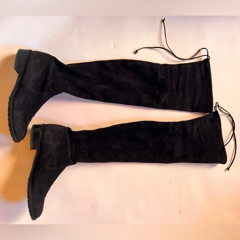 Stuart Weitzman Lowland Black Suede Over the Knee
Boot Size 6 - Picture 12 of 16